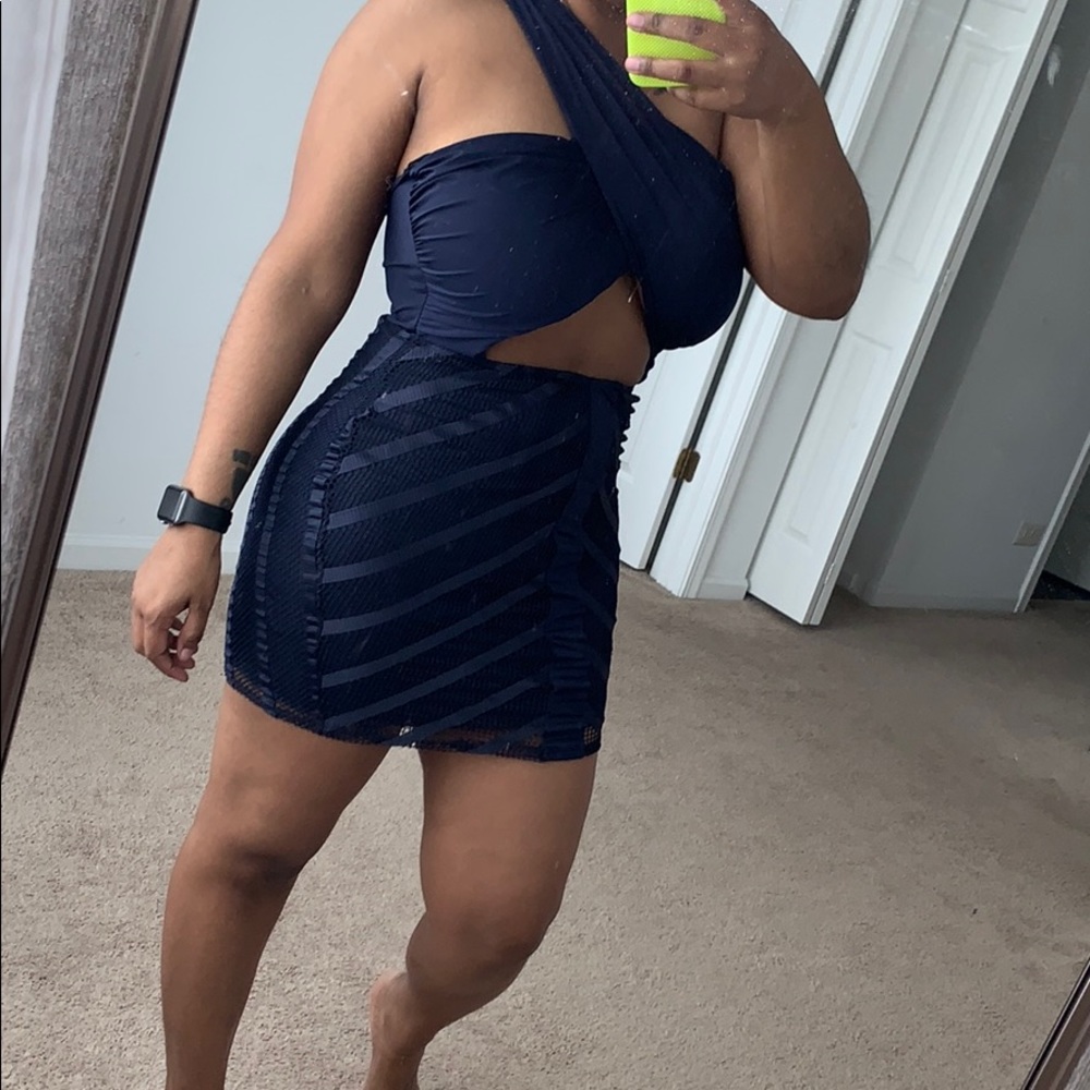 Blue dress